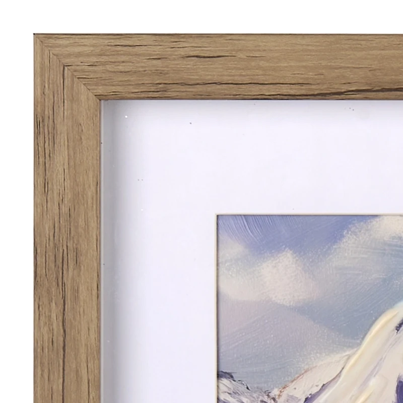 Mini Ski Scenes Framed Art Prints, Set of 2