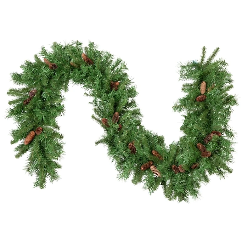 Dakota Red Pine and Pinecone Garland, 9 ft.