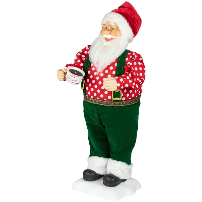 Musical Santa Claus Animated Figurine, 24 in.