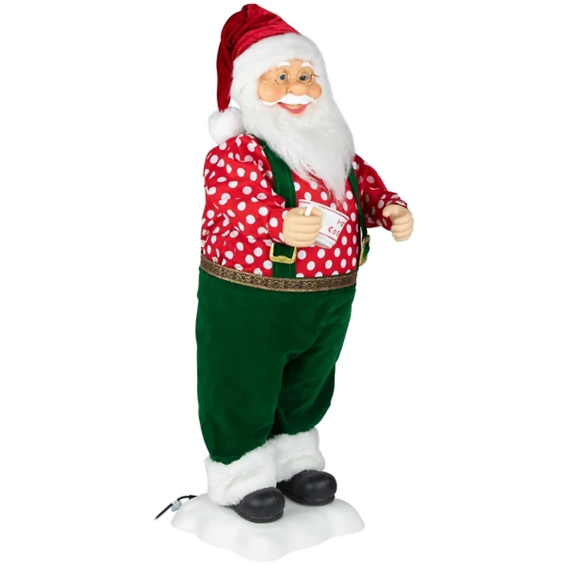 Musical Santa Claus Animated Figurine, 24 in.