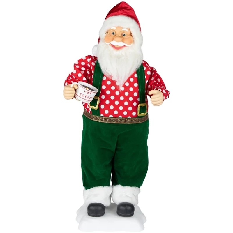 Musical Santa Claus Animated Figurine, 24 in.