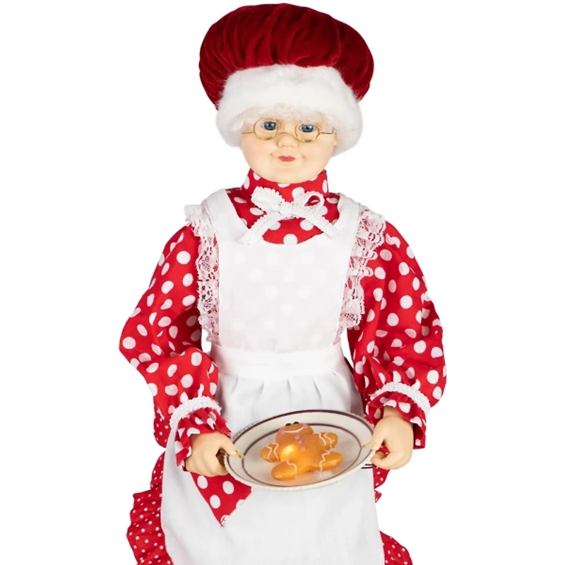 Musical Mrs. Claus Animated Figurine, 24 in.