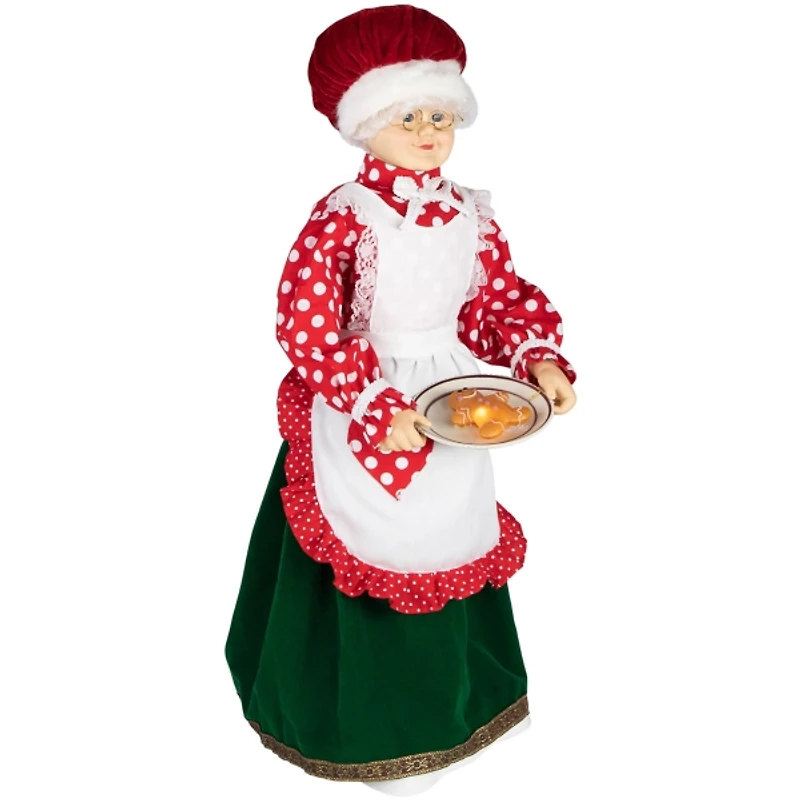 Musical Mrs. Claus Animated Figurine, 24 in.