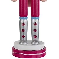 Pink and Blue Cake King Nutcracker Figurine