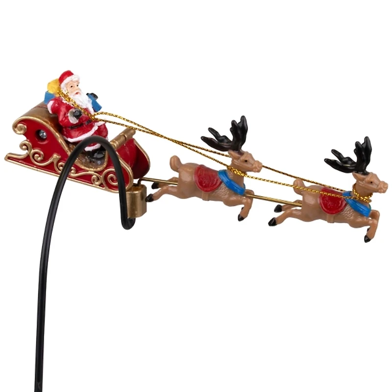 LED Musical Flying Santa Display