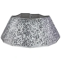 Silver Sequins Hexagonal Christmas Tree Collar