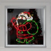 LED Santa Claus Window Silhouette