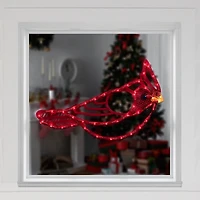 LED Cardinal Christmas Window Silhouette