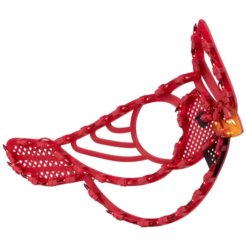 LED Cardinal Christmas Window Silhouette