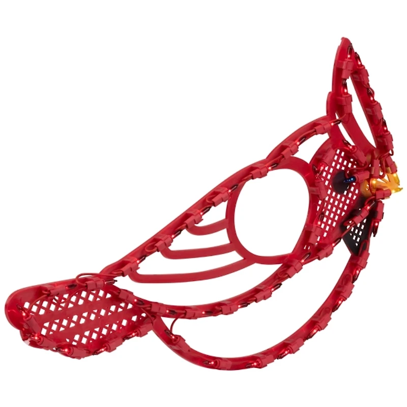 LED Cardinal Christmas Window Silhouette