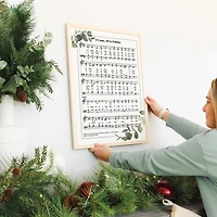 O Come All Ye Faithful Hymn Framed Art Print