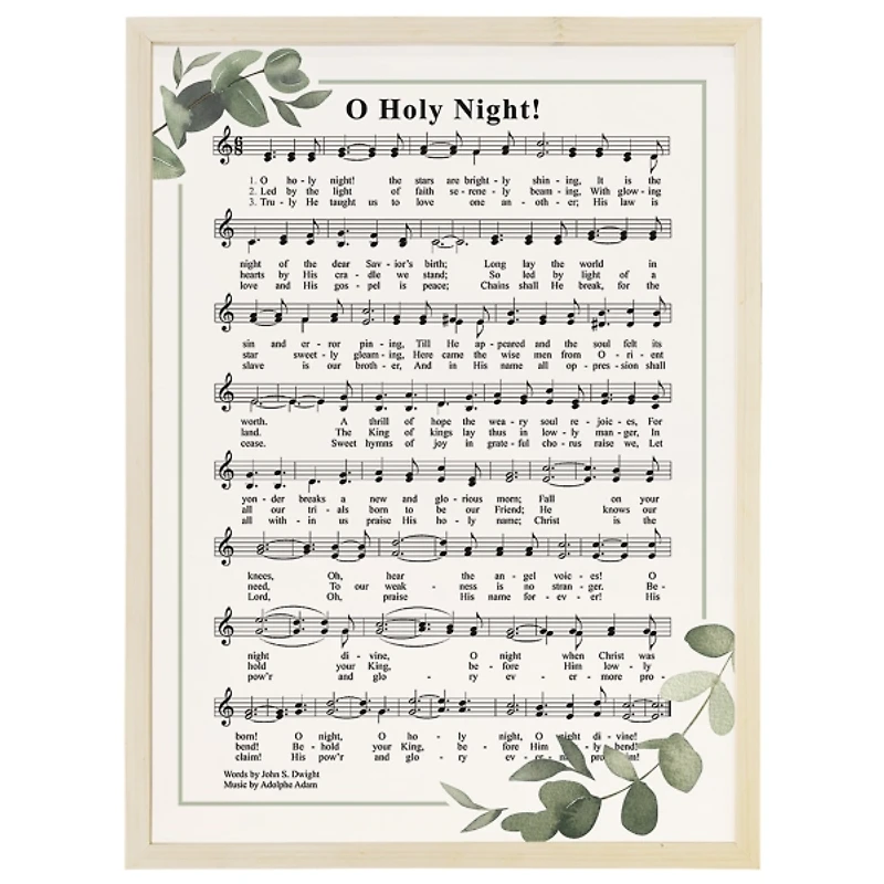 O Holy Night Hymn Framed Art Print