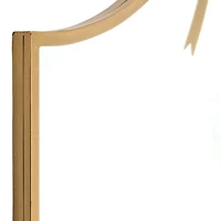 Sofia Gold Bow Arched Mantel Wall Mirror