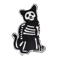 Cat Skeleton Shaped Hooked Pillow