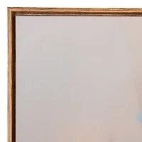 Bluebirds on a Branch Framed Canvas Art Print