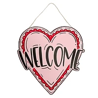 Welcome Heart Wall Hanger