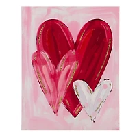 Heart Trio Wood Wall Plaque