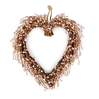 Heart Shaped Berry Valentine Wreath