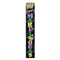 Happy Mardi Gras Porch Board