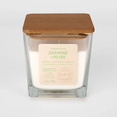 Jasmine & Musk Clean 2-Wick Jar Candle