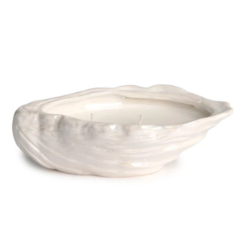Ocean Waves Oyster Shell Jar Candle