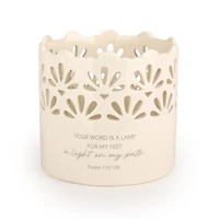 Psalm 119 3-Wick Jar Candle Holder
