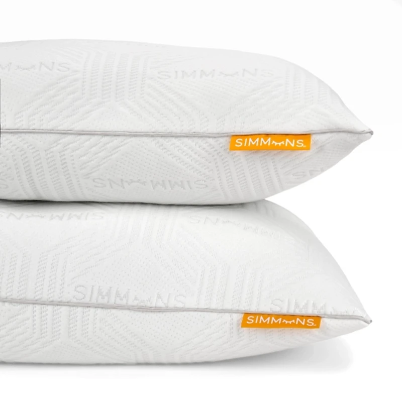 Simmons Cool Knit Standard Bed Pillows, Set of 2