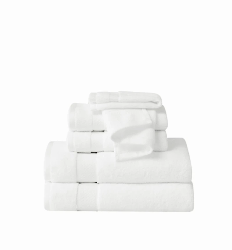 Truly Soft White Quick Dry 6-pc Towel Set