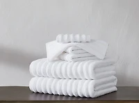 London Fog White Zero Twist 6-pc Towel Set