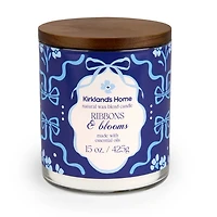 Ribbon & Blooms Toile 2-Wick Jar Candle