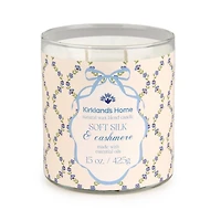 Silk & Cashmere Ribbon Toile 2-Wick Jar Candle