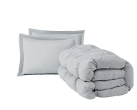 Truly Soft Gray Cloud Twin 2-pc Comforter Set
