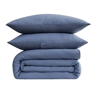 Truly Soft Crinkle King 3-pc Comforter Set