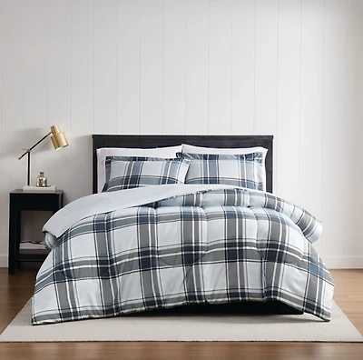 London Fog Nottingham Plaid Twin Comforter Set