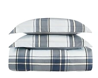London Fog Nottingham Plaid Queen Comforter Set