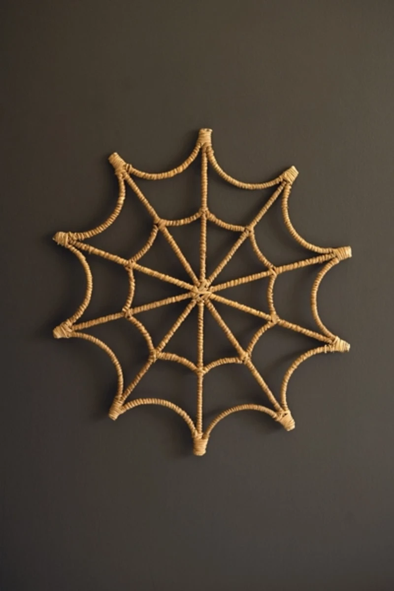Seagrass Spiderweb Wall Plaque