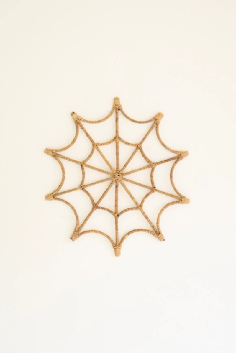 Seagrass Spiderweb Wall Plaque