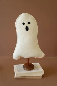 Felt Halloween Ghost on Base