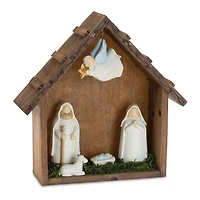 Christmas Nativity Scene with Angel