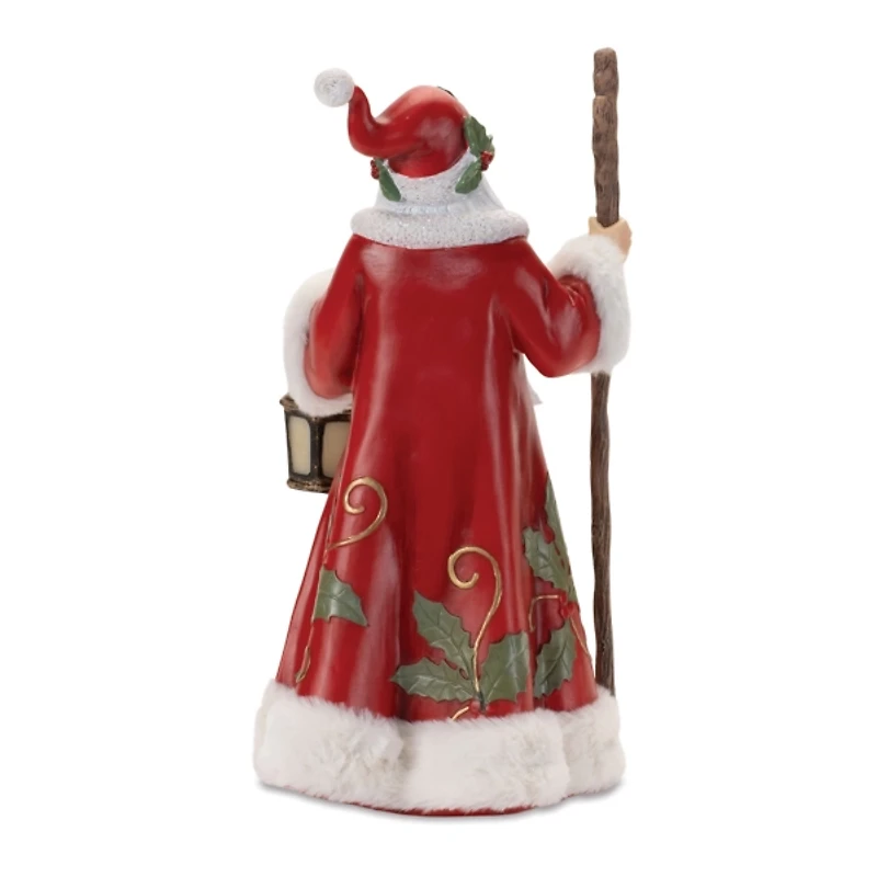 Santa Claus with Lantern Statue