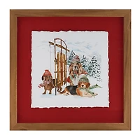 Sled and Ski Dogs Framed Art Prints, Set of 2
