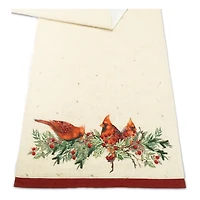 Cardinal and Holly Table Runner