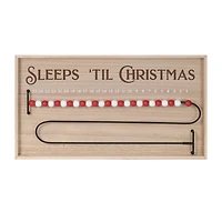 Sleeps Til Christmas Beaded Countdown