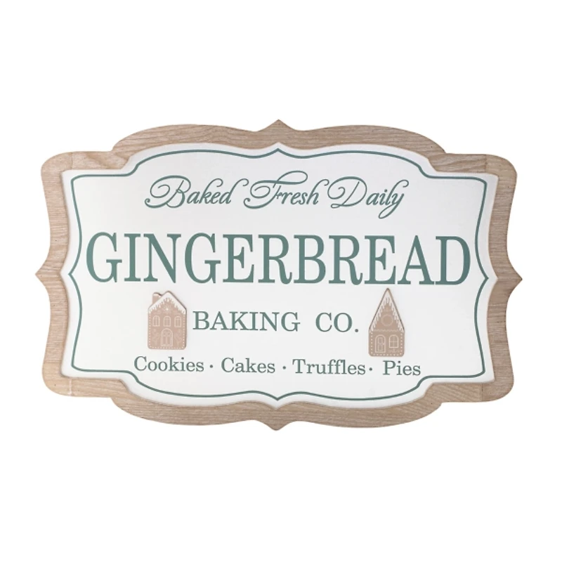 Gingerbread Baking Wall Plaque