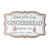 Gingerbread Baking Wall Plaque