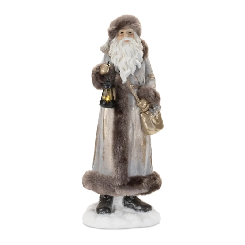 Rustic Santa Claus Statue