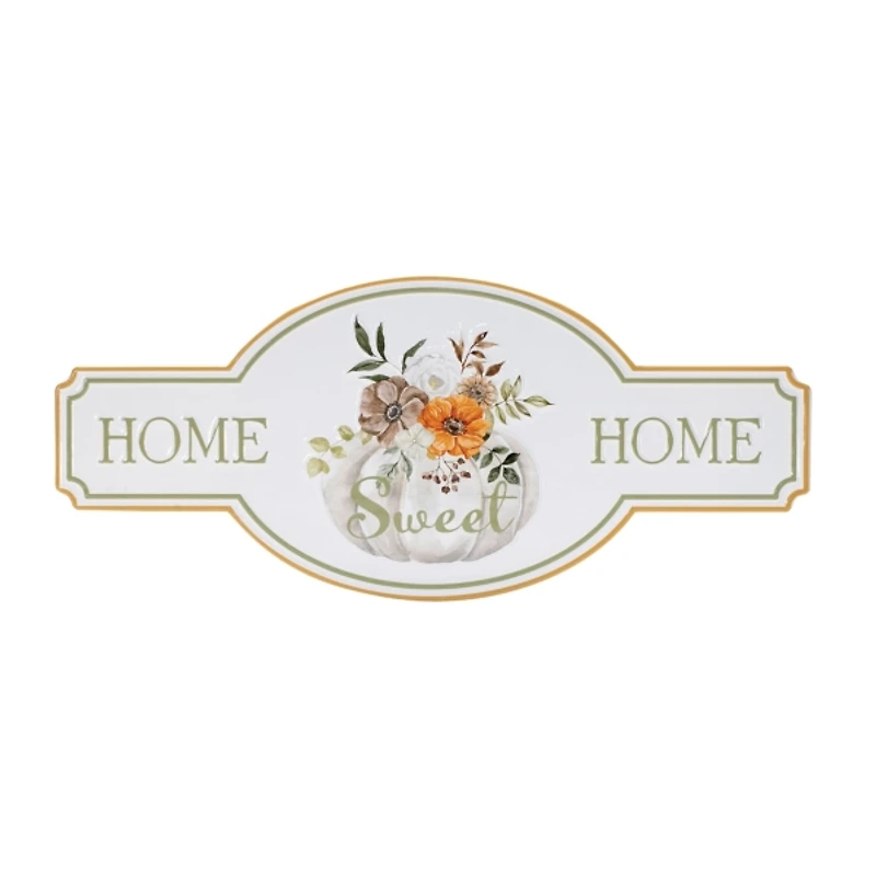Fall Home Sweet Home Wall Plaque