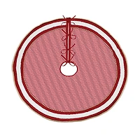 Peppermint Striped Tree Skirt