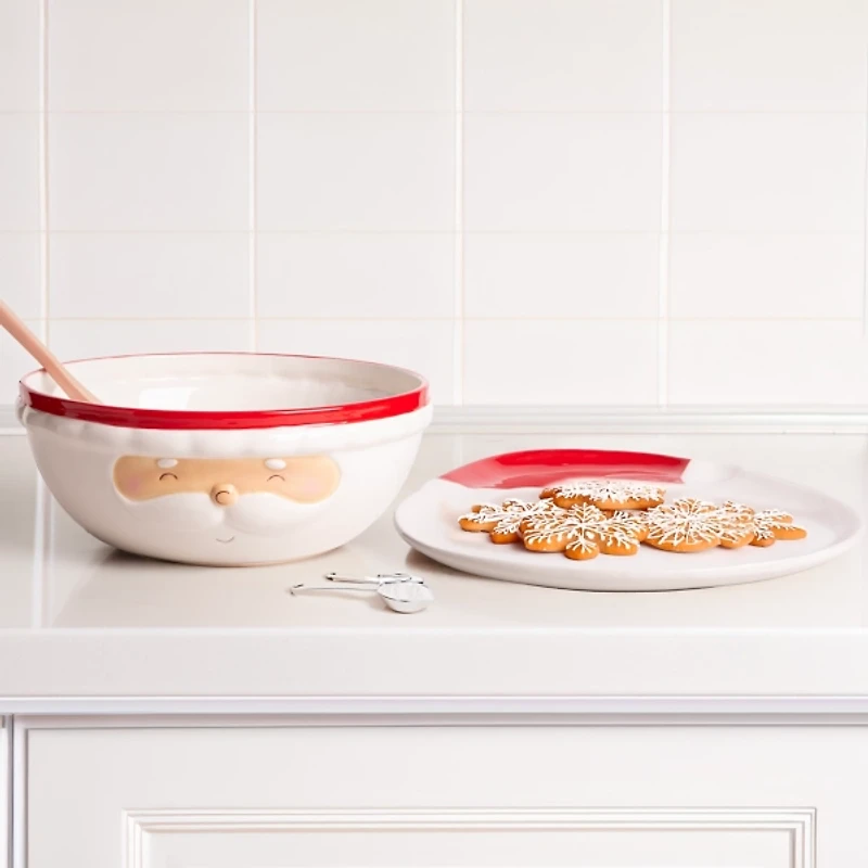 Santa Face 2-pc. Serving Set