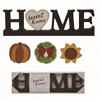 Christmas Home Interchangeable Sign 5-pc. Set